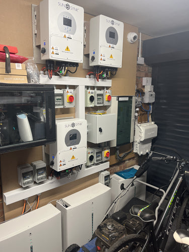 Sunsynk 3.6kw hybrid setup with GSL 10.24kWh batteries